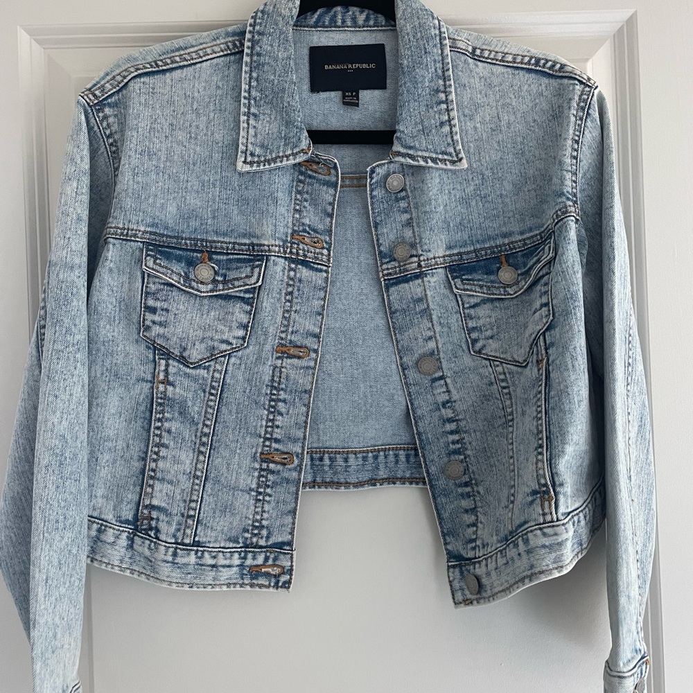 Banana Republic Light Blue Denim Jacket